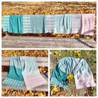 Tuch WINTERBLUMEN | Strickanleitung