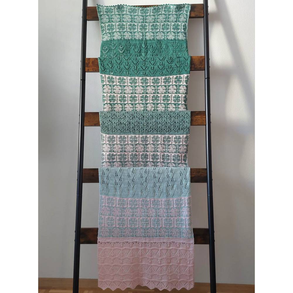 Tuch WINTERBLUMEN | Strickanleitung Bild 3