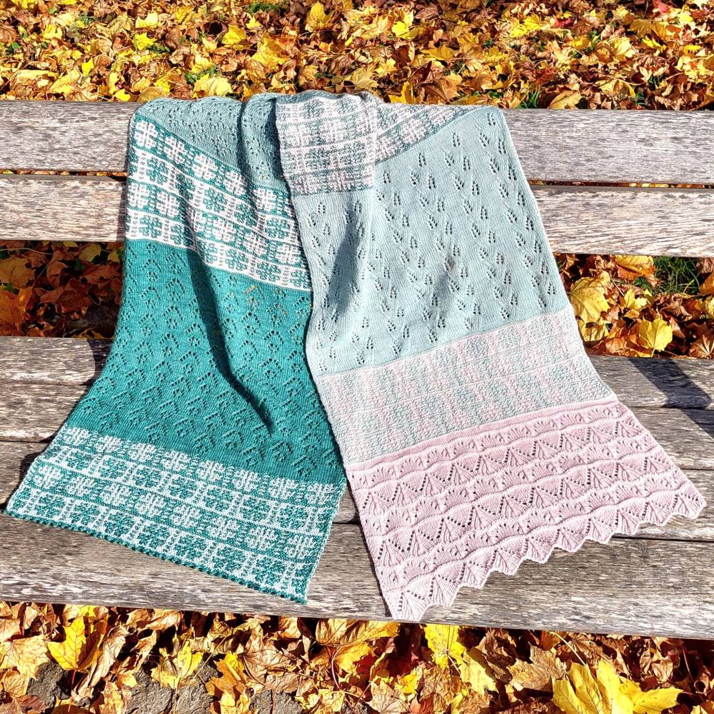 Tuch WINTERBLUMEN | Strickanleitung Bild 4