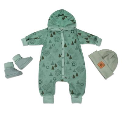 Baby Frühchen Jungen Mädchen Overall Jumpsuit LYBSTES Weihnachten Tannenbaum Geschenk Geburt Winter 