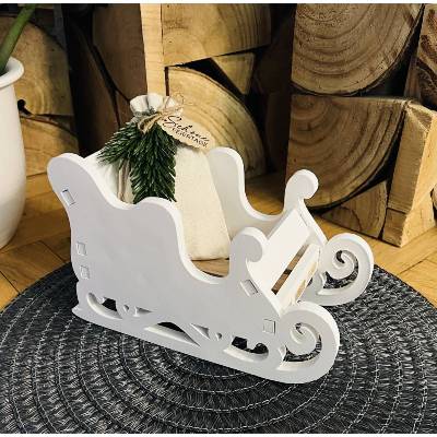 deko schlitten weihnachten
