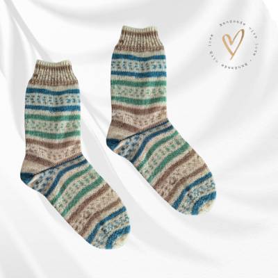 Handgestrickte Socken für Gr. 40/41