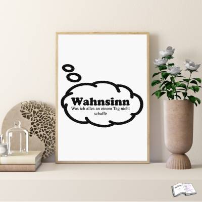 21 Wahnsinn – Digitales Logo als PNG & SVG zum Plotten und Sublimieren