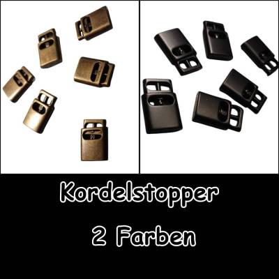 Kordelstopper - Set+Einzelpreis - Kordelende - Sport-Bekleidung-Zubehör  5-707