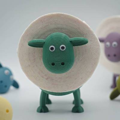 Papierrollen Halter "Määäh" - Klopapier Dekoration, WC Ersatzrollen Halter