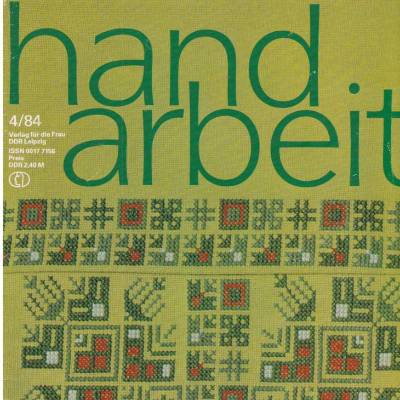 Vintage Zeitschrift Handarbeit Heft 4/84 DDR