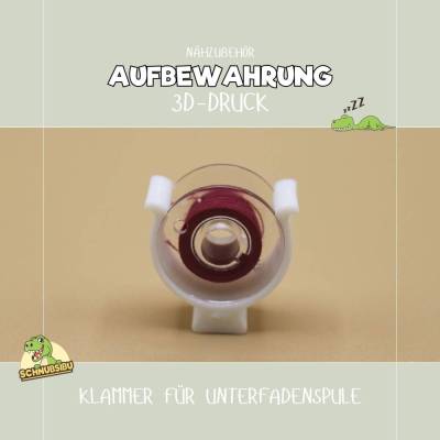 Klammer für Unterfadenspule - Farbe auswählbar