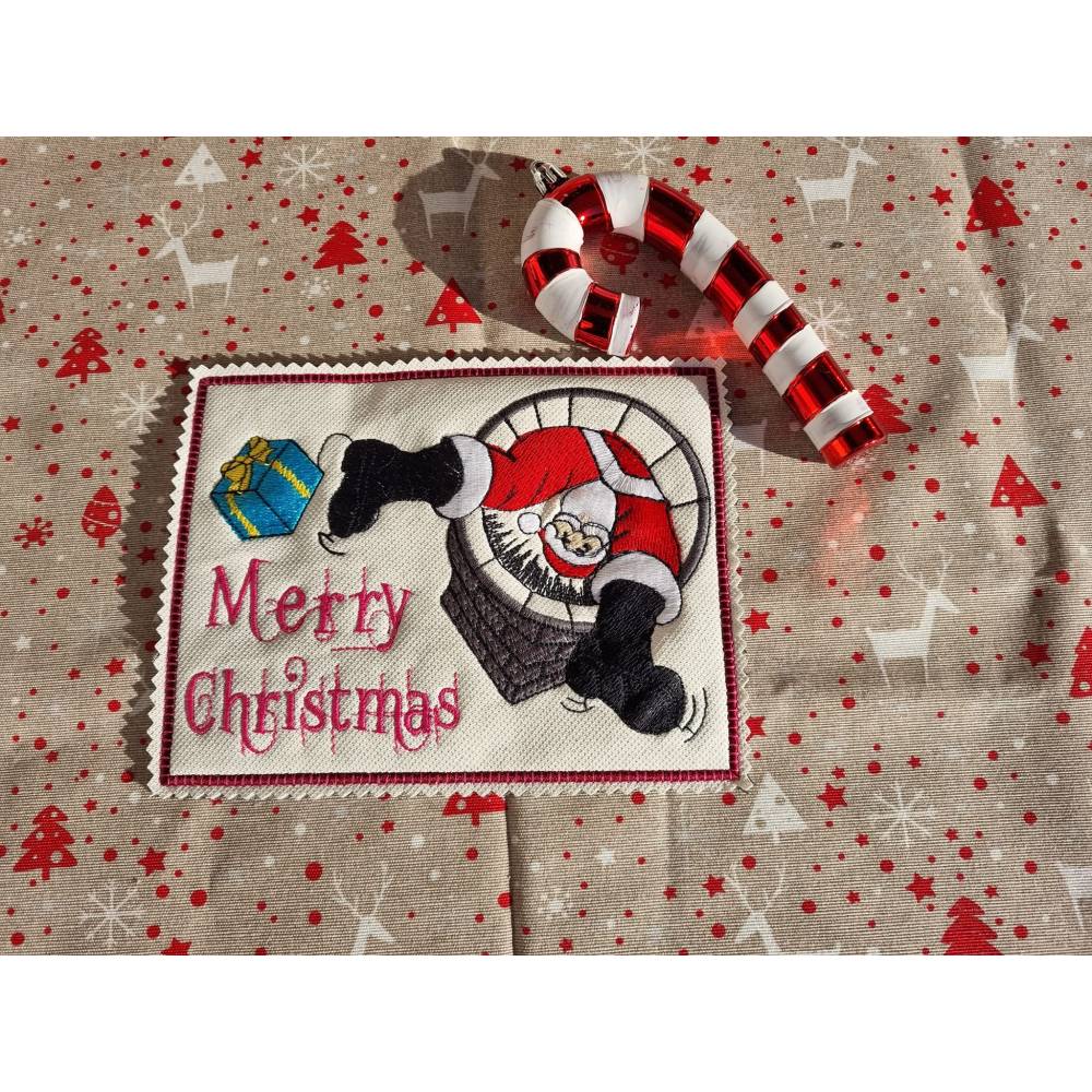 Mugrug Santa Christmas 13x18 cm Bild 1