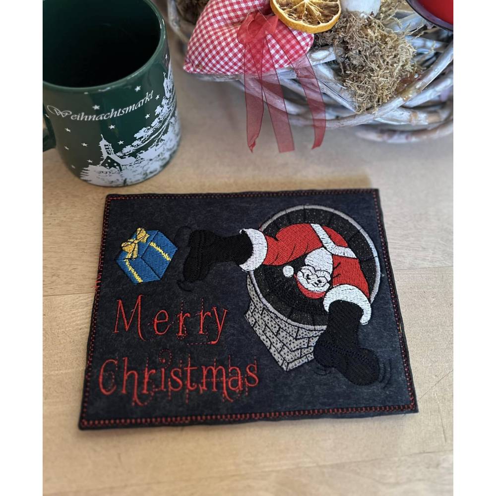 Mugrug Santa Christmas 13x18 cm Bild 7