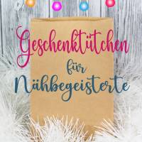 Geschenktüte Tüddeltüte Nähen Geschenk Geschenkidee Geburtstagsgeschenk Weihnachtsgeschenk Ostergeschenk Geburtstag
