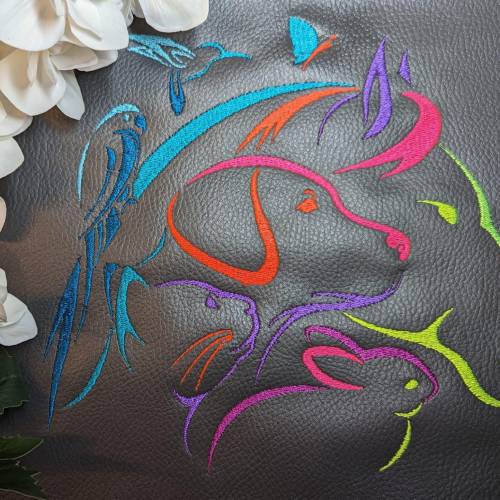 Stickdatei Tiere Bunt 13x18 & 20x26 cm Sticklienchen