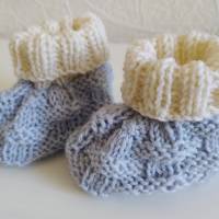 Strickanleitung Babyschuhe / Booties Snaffel