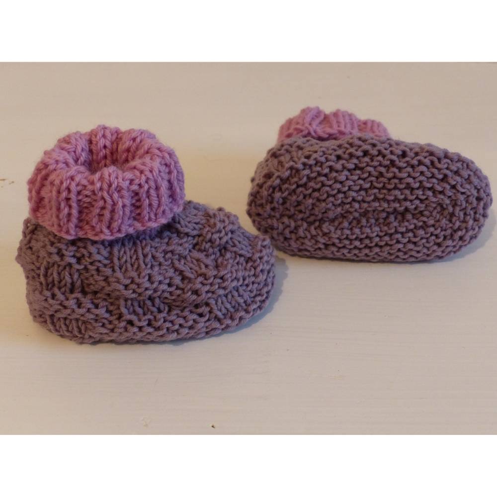 Strickanleitung Babyschuhe / Booties Snaffel Bild 2