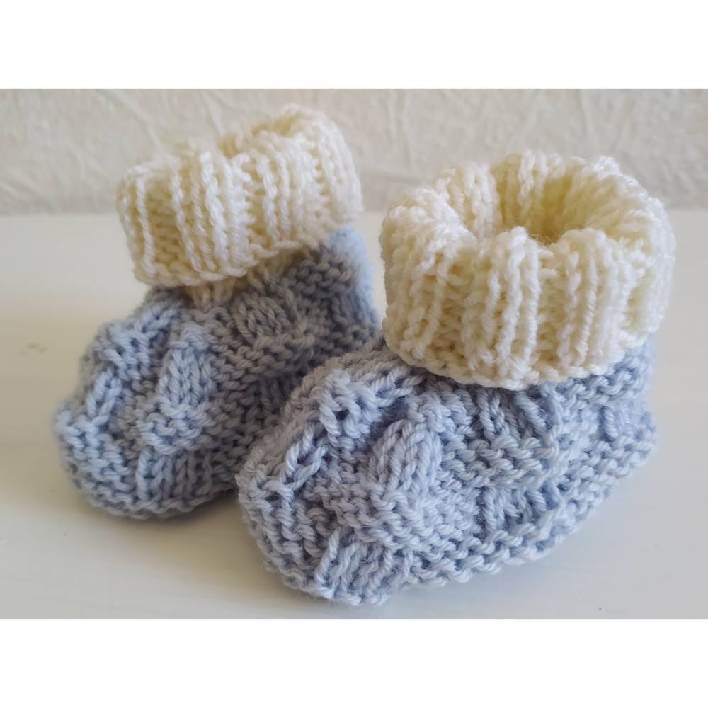 Strickanleitung Babyschuhe / Booties Snaffel Bild 4