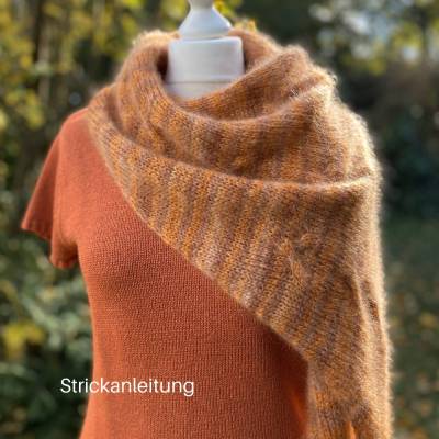 Strickanleitung Lizas Schaltuch Cable Cloud