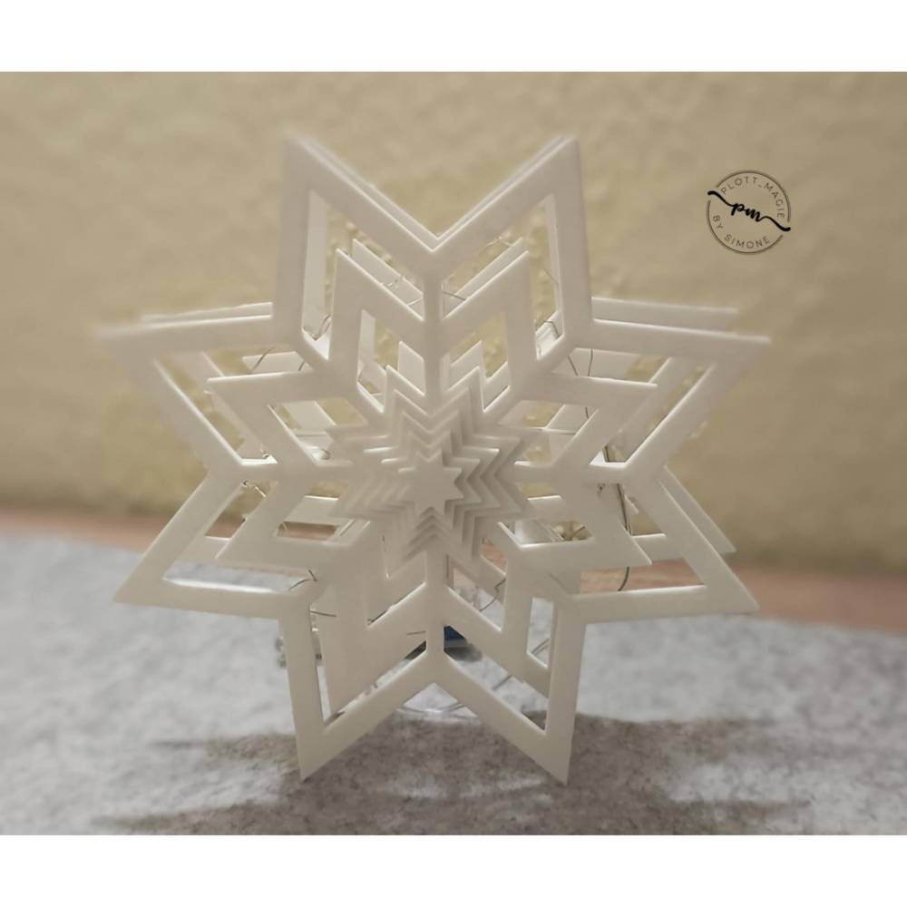 3D Drucker / Lasercutter / Plotter 3D Weihnachtsstern