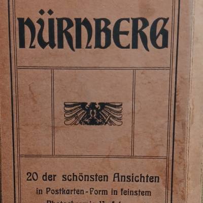 Nürnberg - 20 der schönsten Ansichten in Postkarten-Form in feinstem Photochromie-Verfahren