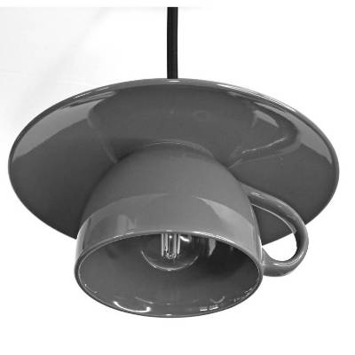 Moderne Tassenlampe aus 450ml Jumbo-Tasse – Hängeleuchte für Küche, Esszimmer & Landhausstil