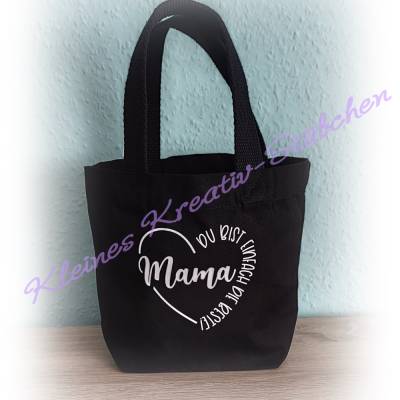 kleine Geschenktasche, Stofftasche, Mama, Muttertag
