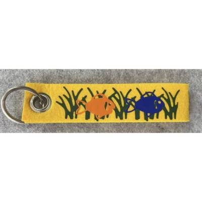 Schöner Schlüsselanhänger Motiv Fische, Aquarium