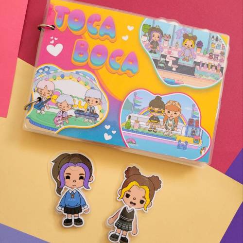 Toca Boca Life World Wochenende Busy Book Deutsch – Montessori Spielbuch für Kinder, Motorik & Lernen, A5 Format