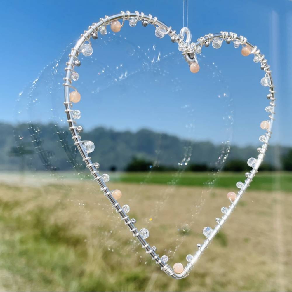 Positivität im Herz | Deko Wohnzimmer
