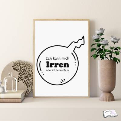 Ich kann mich irren – PNG & SVG Datei für Plotten und Sublimation