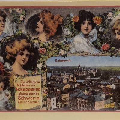 9 Postkarten Schwerin – Vintage Set vom Verlag Bild und Heimat Reichenbach, 1984