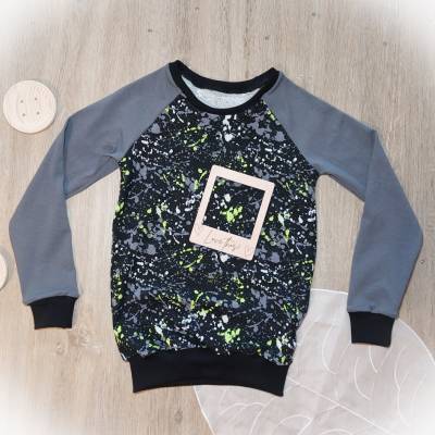 Langarmshirt mit langen Ärmeln; Raglanpullover