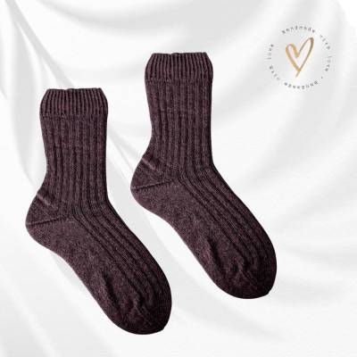 Herrensocken handgestrickt für Gr. 48/49
