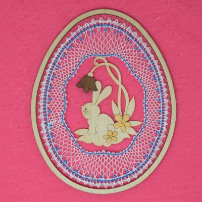 geklöppeltes Fensterbild „Osterhimmel"