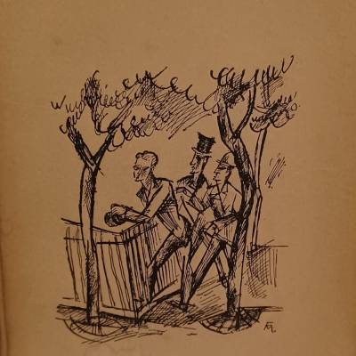 E.T.A. Hoffmann - Aus dem Leben dreier Freunde - mit Zeichnungen von Felix Müller