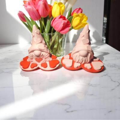 3D-gedruckte Herz-Gnome aus PLA – Liebevolle Geschenkidee & nachhaltige Dekoration