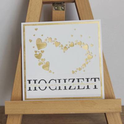 Glückwunschkarte "Goldene Hochzeit! aus der Manufaktur Karla