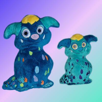 Kuschelkissen Monsterchen Set 13x18 & 20x28