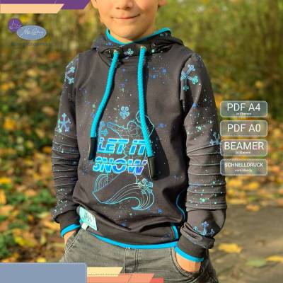 Schnittmuster Hoody "LUCA" 74-176