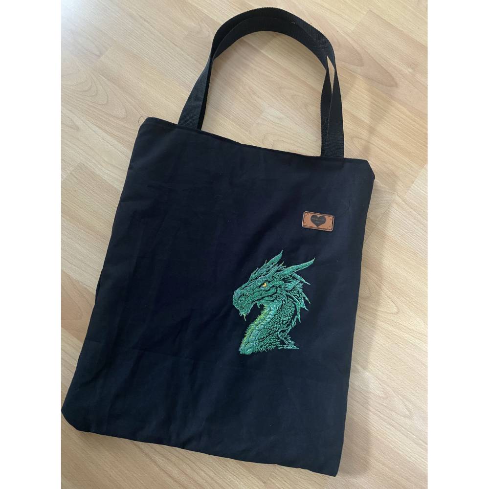 Maschinen Stickdatei - Drache Color Lichteffekt 15-16x26cm, 20*17cm (JEF) Bild 10
