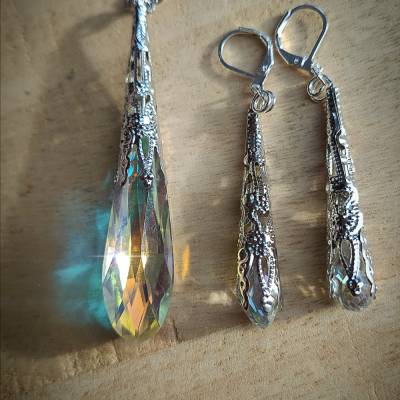 Orientalischer Schmuck, Mittelalter Schmuck Elbenschmuck Arwens Abendstern Feenkette