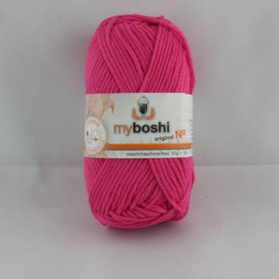 myboshi no. 2: veganes sommerliches Baumwollgarn mit Kapok in magenta
