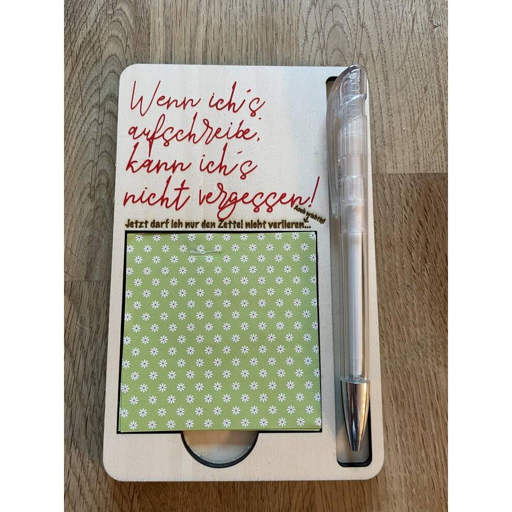 *Haftnotizen * Laserdatei & 3 D Druck Datei Bild 7