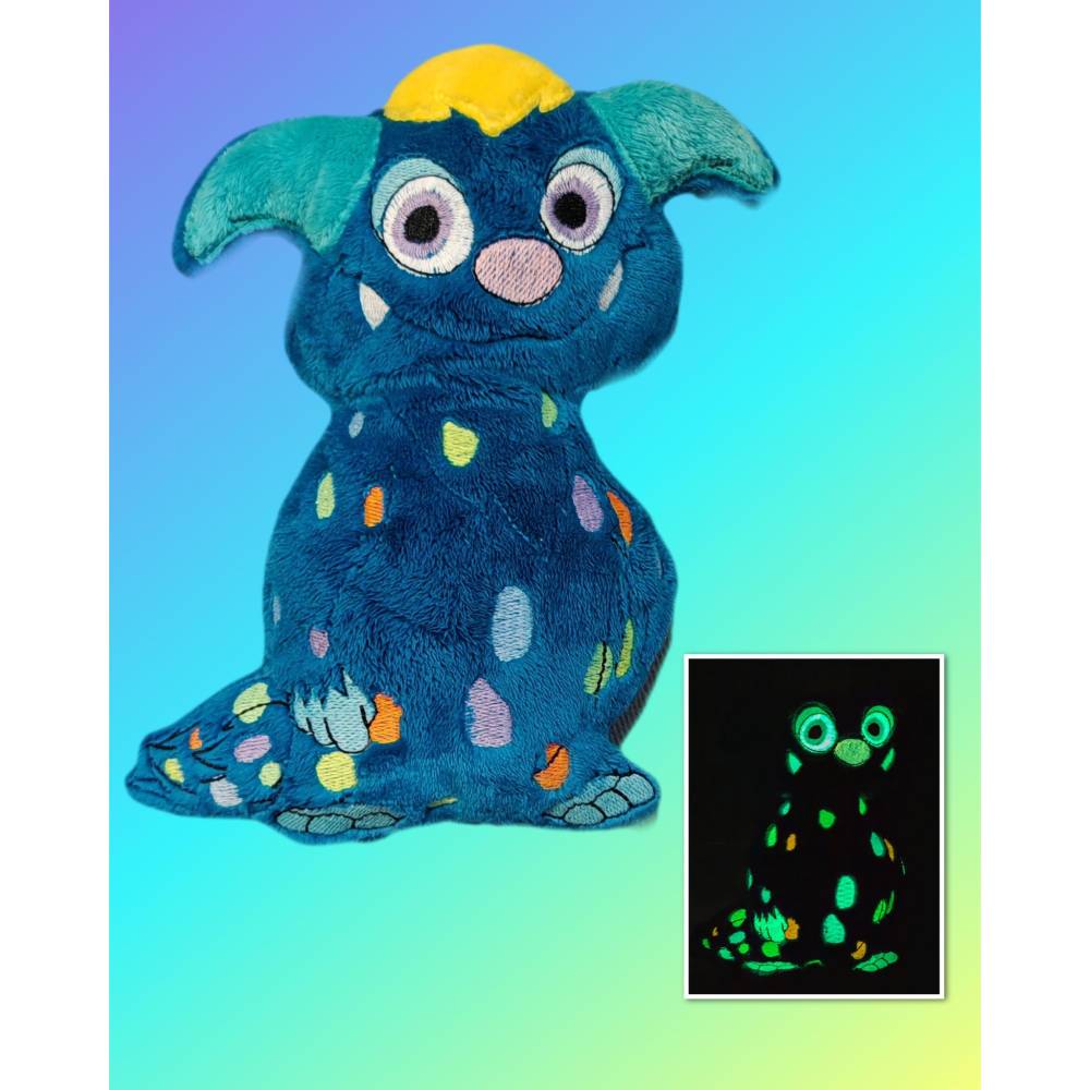 Stickdatei Kuschelkissen Monsterchen13x18 Bild 4