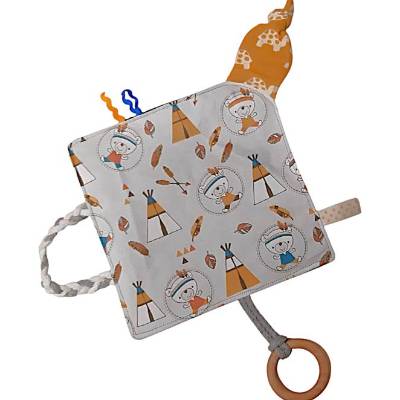 Baby Erlebnistuch, Knistertuch mit Quietscher