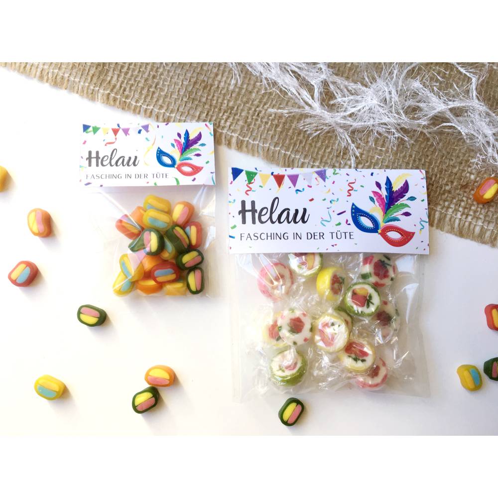 PDF-Datei Tütenklappe Fasching - Karneval - Tischdeko - zum Ausdrucken - Mitbringsel - Gastgeschenk - Faschingsdeko Bild 10