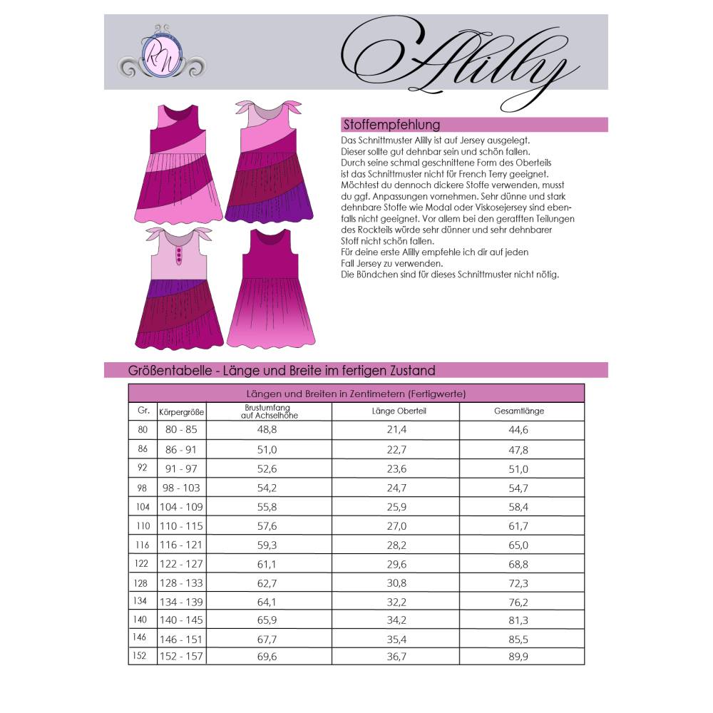 Ebook Alilly Gr. 80 bis 152 Bild 2