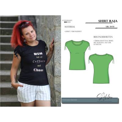 Raja Shirt Schnittmuster – PDF-Größen 34-50 | Trendig & Angenehm |  Layering-Outfits|