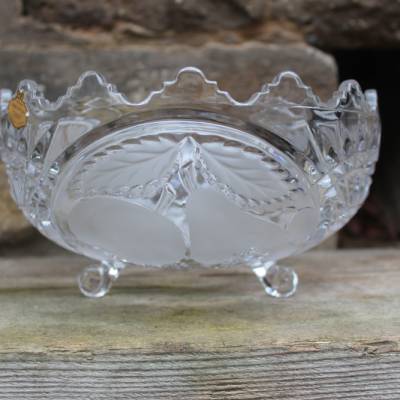 Joska Obstschale Ø 21 cm Fußschale 24% Bleikristall 