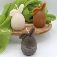 3er Set Osterhasenkerzen Schlappöhrchen