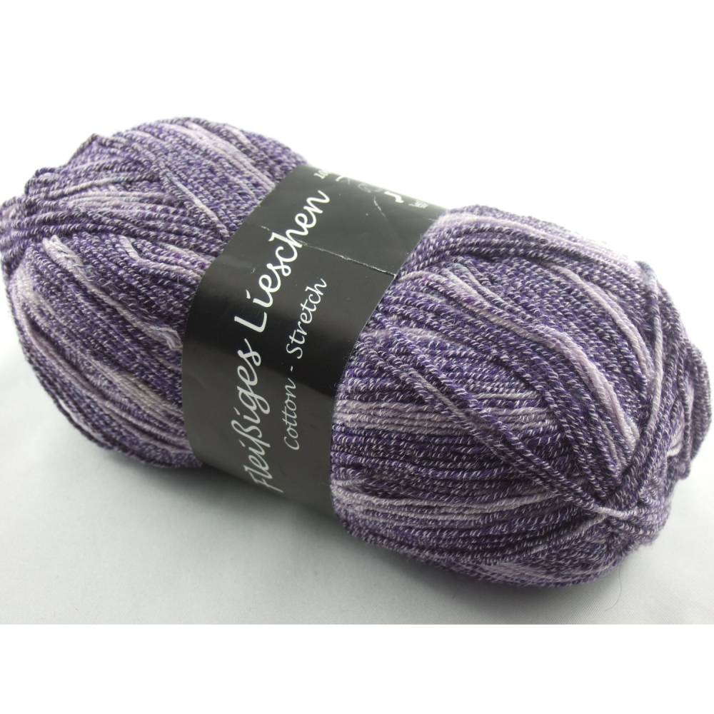 4-fach Sockenwolle mit Baumwollanteil Fleißiges Lieschen Cotton Stretch von AWV Bild 1