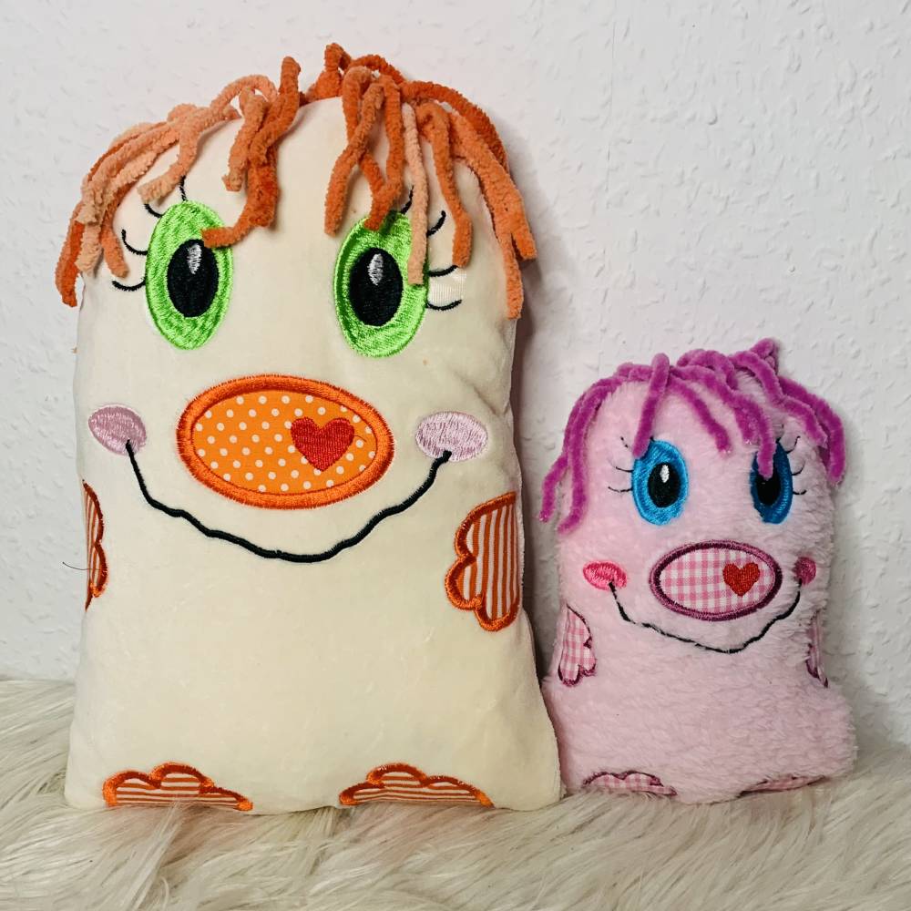 Stickdatei Schnobbel Monster Happy ITH Set – Kuscheltier selber sticken – Sofort Download Bild 5