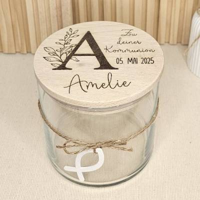 Geschenk zur Kommunion Geldgeschenk personalisiert